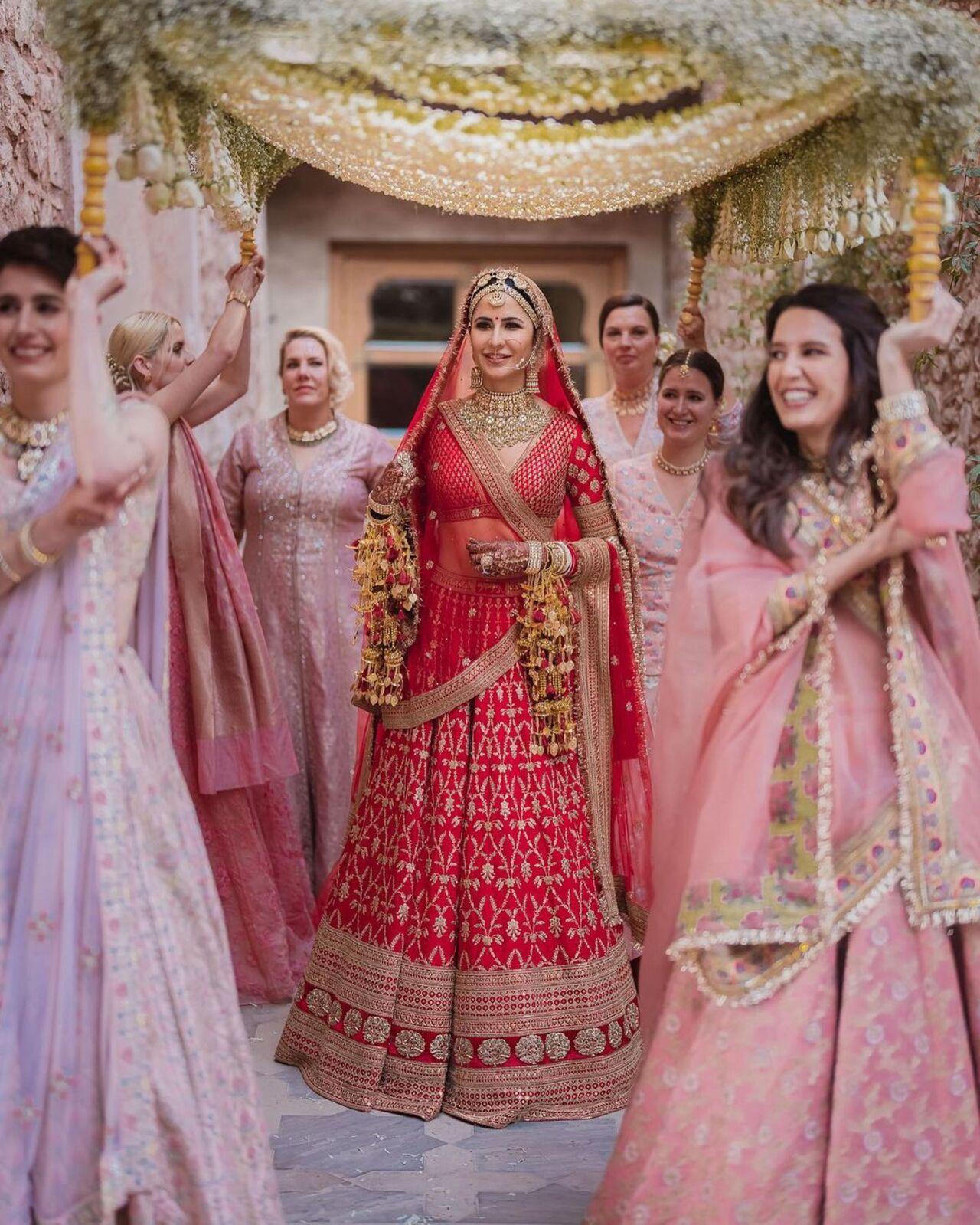 Katrina Kaif's sisters and brothers participated in rituals at her big-fat Punjabi wedding in December 2021